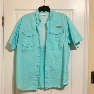 Columbia short sleeve fishing shirt